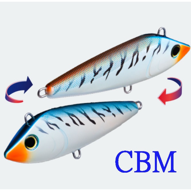 Yo-Zuri Bonita Trolling Lure - 8 1/4" (210mm), Sinking, Orange/Black, For Wahoo & Tuna, High Speed 6-15 Knots
