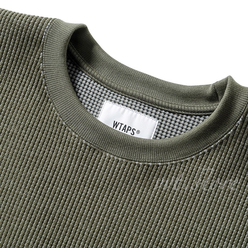 WTAPS☆WAFFLE / LS / PEAC☆OLIVE DRAB☆M-