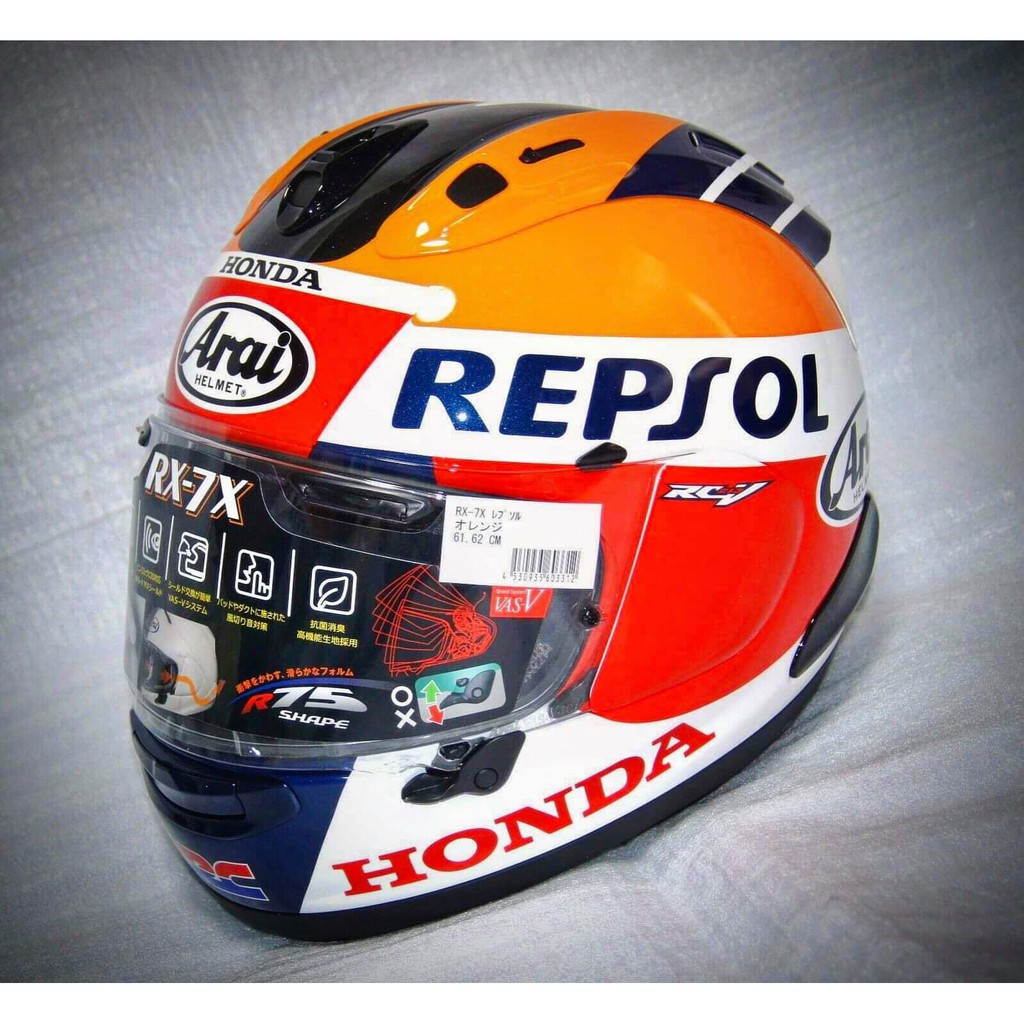 🏆UPC騎士精品-旗艦館🏆 (訂金) ARAI RX-7X REPSOL HONDA WGP 800 WINS 力豹士| 蝦皮購物