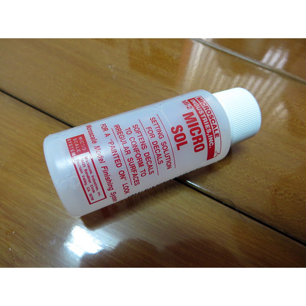 Microscale 水貼軟化劑 Micro Sol 軟化液 Decal Softer 模型 美國Mi-2 | 蝦皮購物