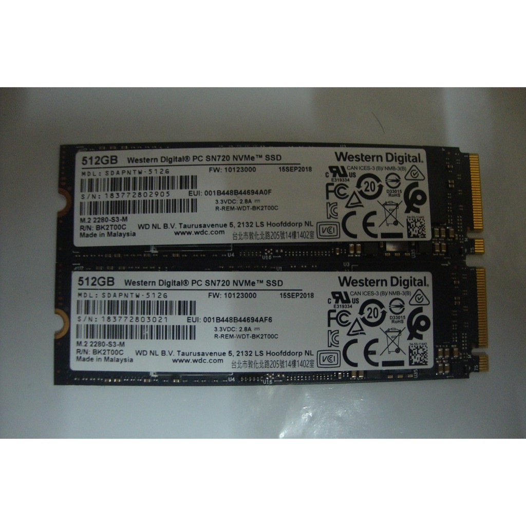 Lenovo X1 Carbon Western Digital 512GB SSD