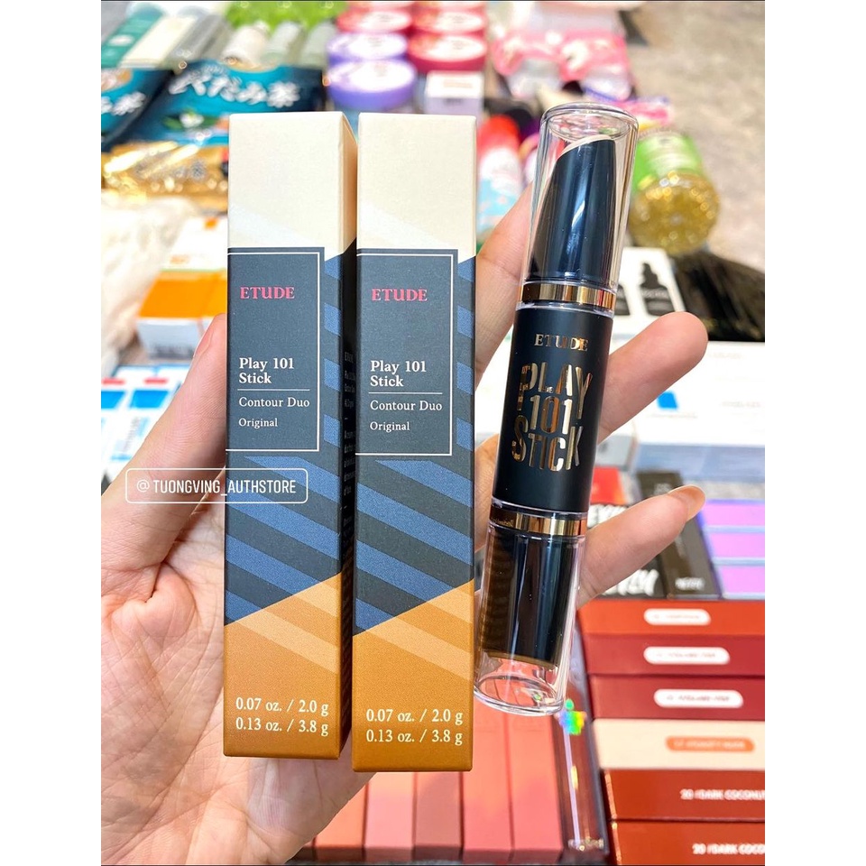 (音 2 中)2 頭 ETUDE HOUSE play 101 stick Contour Duo | 蝦皮購物