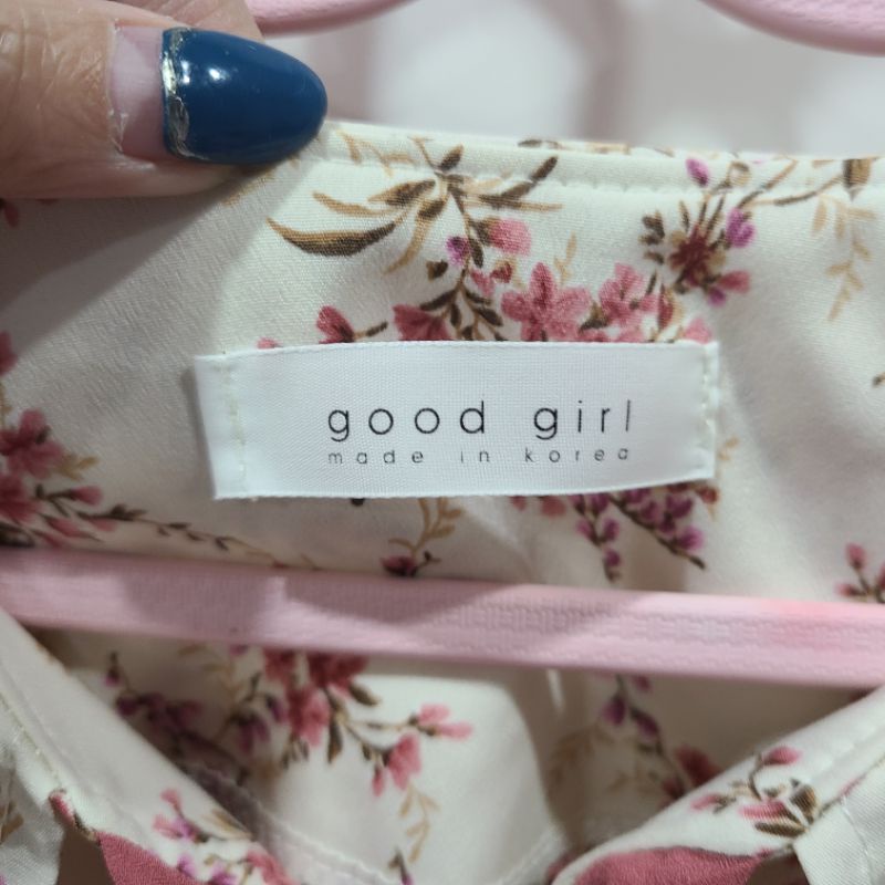 正韓全新GOOD GIRL 家碎花雪紡 | 蝦皮購物