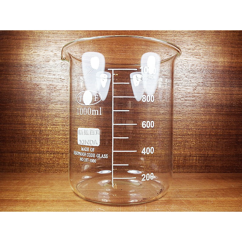 玻璃燒杯-1000ml-10.5cm*15cm-正勤含稅2200940 | 蝦皮購物