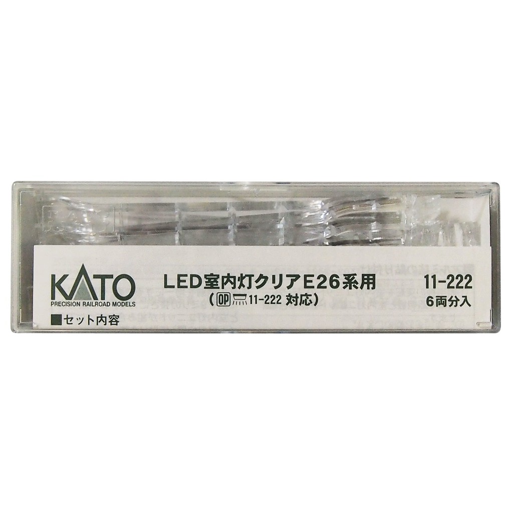 專業模型】KATO 11-222 LED室内灯E26系專用6両分入| 蝦皮購物