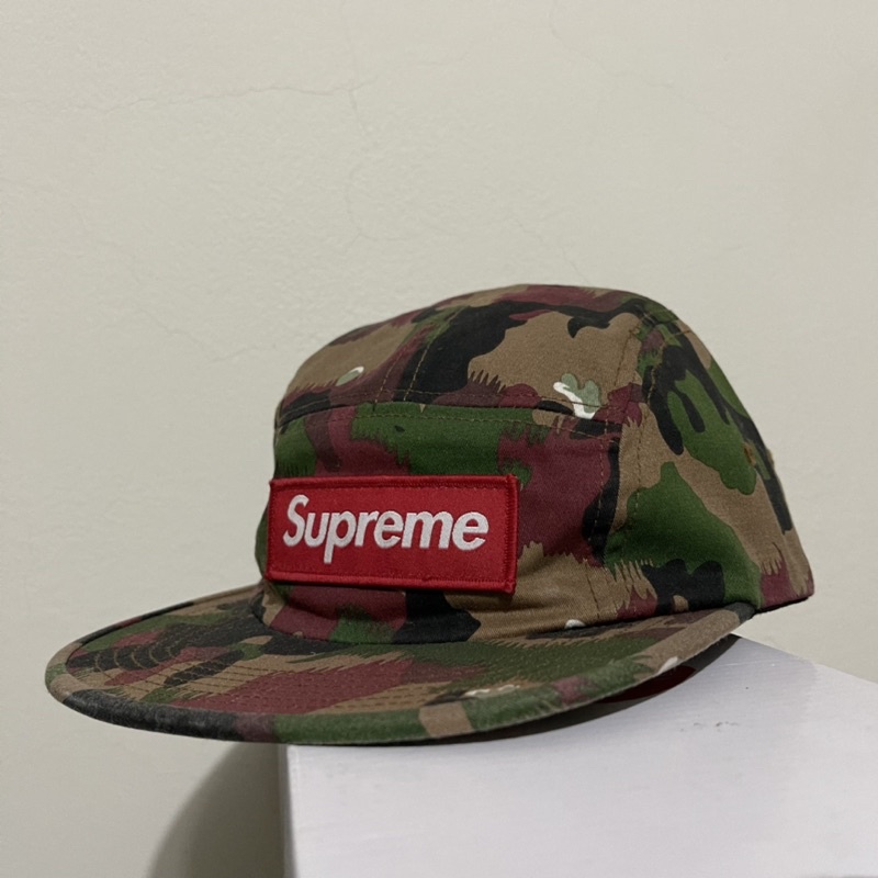 XENO} 全新正品Supreme 17ss Military Camp Cap Box Logo 五分帽經典