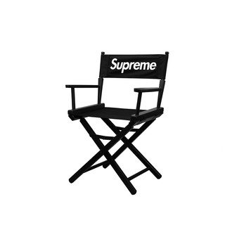 全新限量免運Supreme 19ss Director's Chair 導演椅黑紅色導演椅子戶外 
