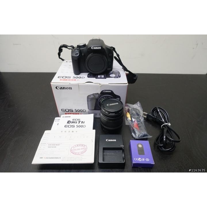 Canon EOS 500D KIT 數位單眼相機 彩虹公司貨 | 蝦皮購物