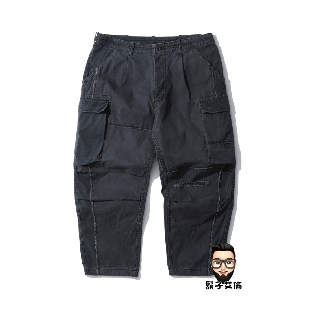 鬍子艾倫】20SS MADNESS ARMY PANTS 日本製深灰拼接軍褲余文樂實著