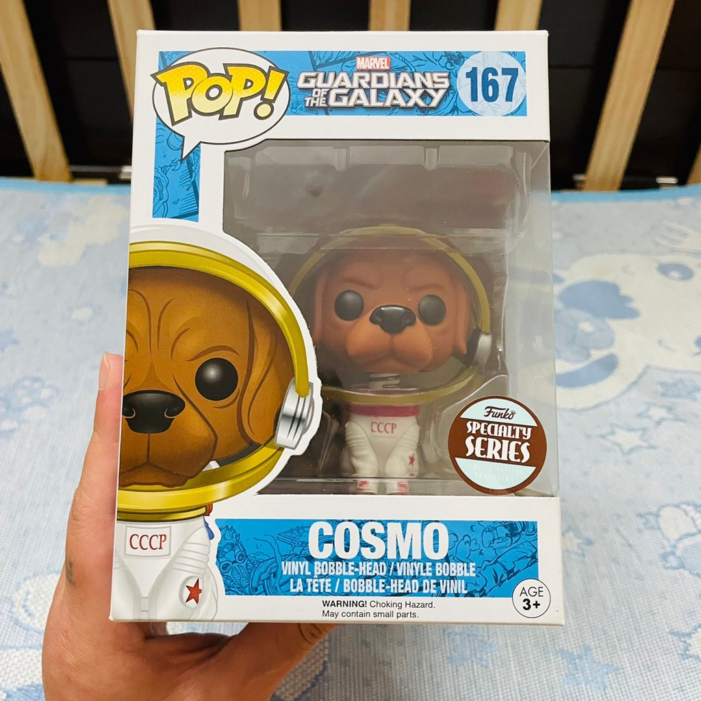 正版現貨FUNKO POP 漫威Marvel Guardians Galaxy 太空犬COSMO #167