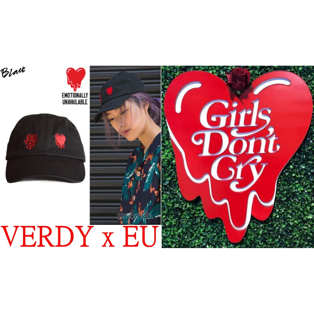 極新VERDY x EU溶解愛心GIRLS DONT CRY棒球帽Emotionally Unavailable