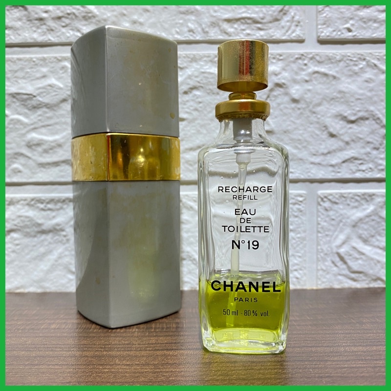 零碼》古董香水CHANEL 香奈兒N19(N°19)女性淡香水原50ml / 剩約20ml