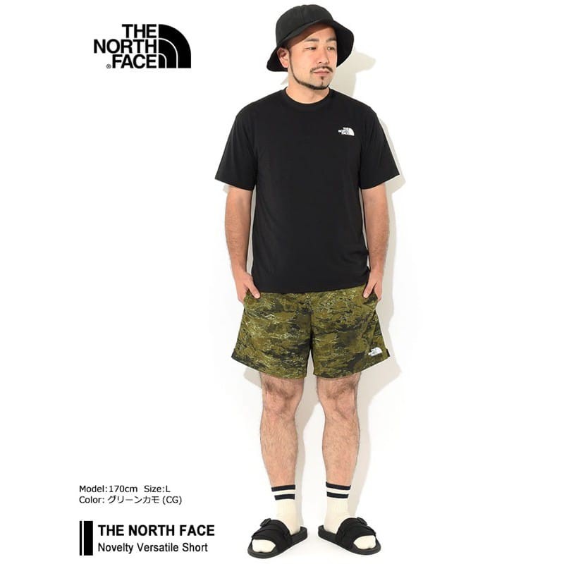 全新日本限定迷彩The North Face Novelty Versatile Short 防水NB42052