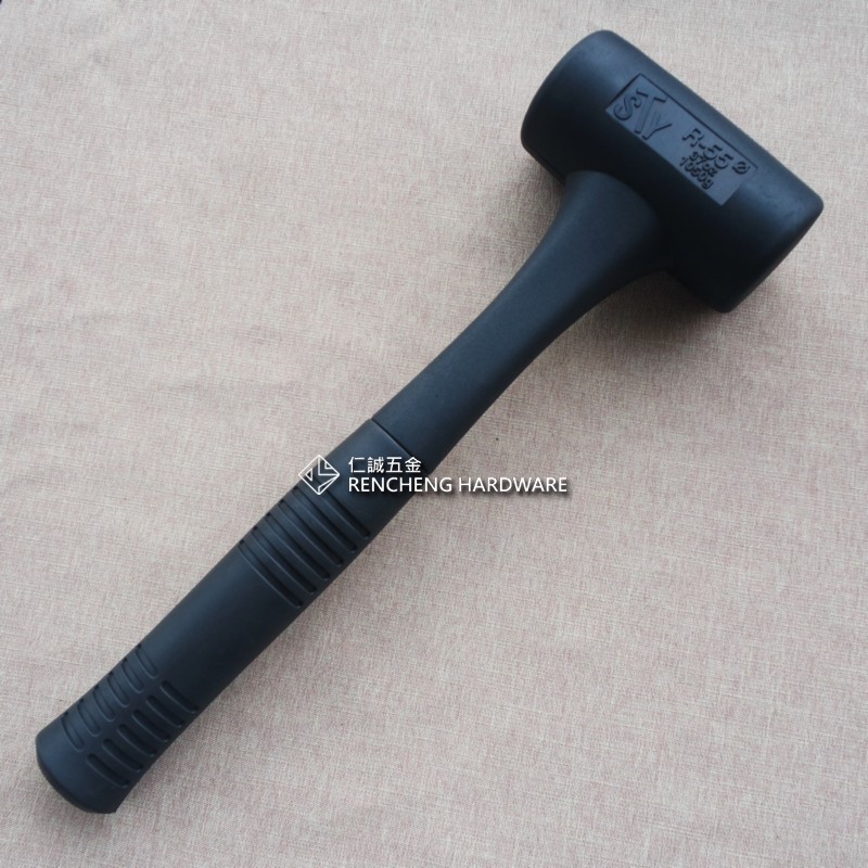 「仁誠五金」正台灣製STY敲打無火花香檳鎚子 R-55 SOFT-FACE HAMMER 鐵槌 橡膠錘 | 蝦皮購物