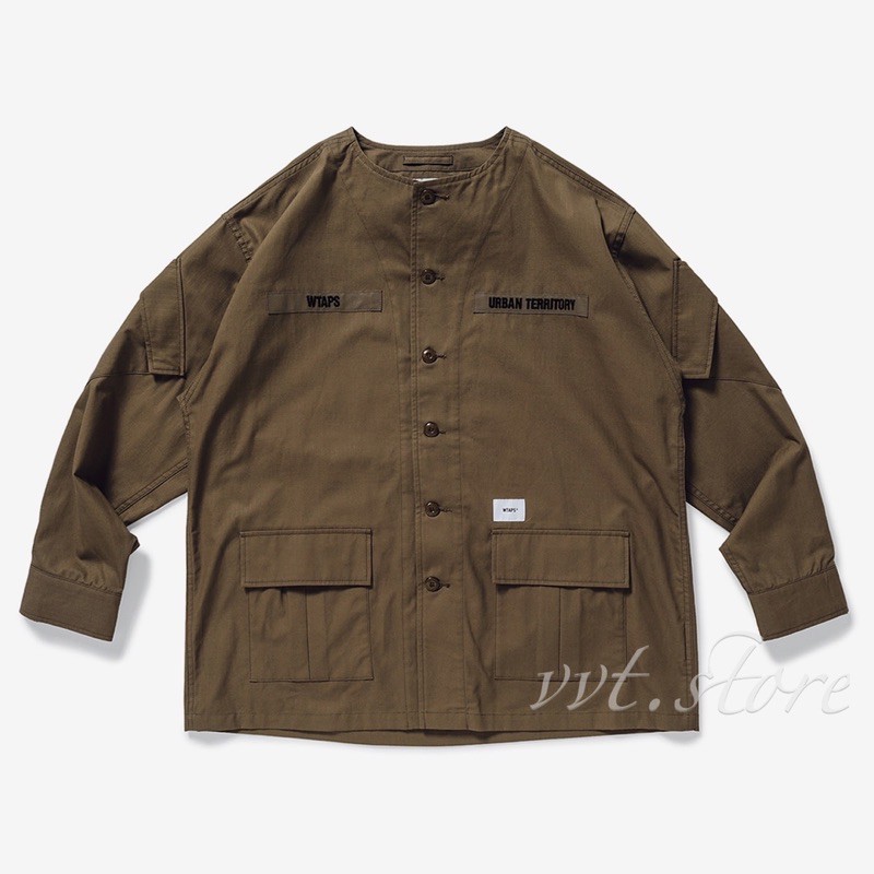 WTAPS 21SS SCOUT / LS / COTTON. RIPSTOP 長袖襯衫外套| 蝦皮購物