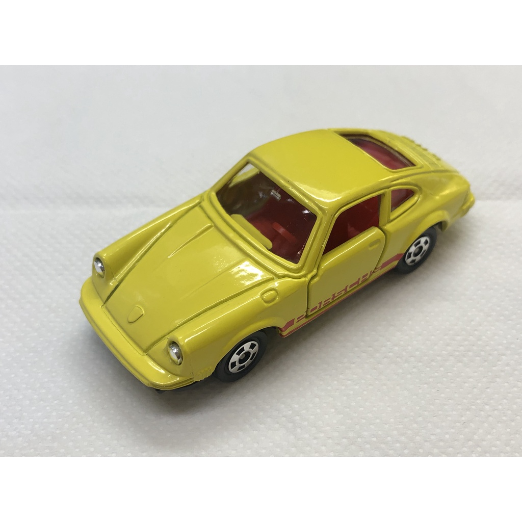 Tomica 日本製 Nof3 Porsche 911s 保時捷 黃色 絕版 藍盒 無盒 蝦皮購物