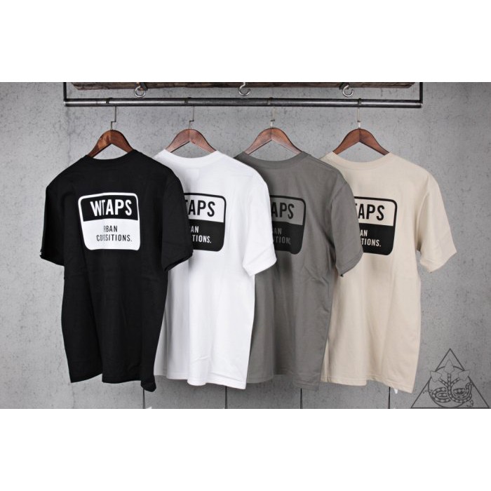 HYDRA】Wtaps WUC Tee 字體車牌Logo 純棉短T【WTS105】 | 蝦皮購物