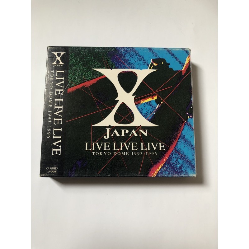 CD X JAPAN live live live Tokyo dome 1993-1996 X-JAPAN | 蝦皮購物