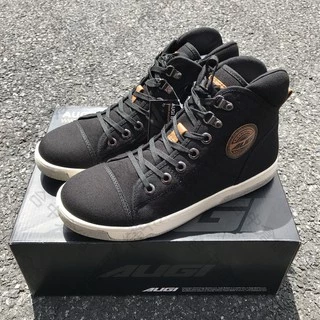 中古】AUGI AR3 レーシングブーツ 黒／赤 2回使用】AUGI AR3レーシング