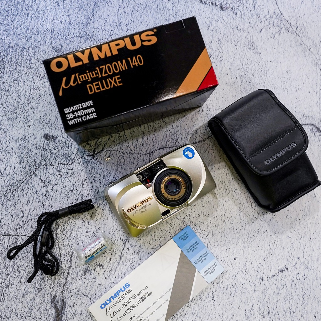 最後一台 Olympus mju zoom 140 DELUXE 底片相機 已測試功能正常 135 全新機