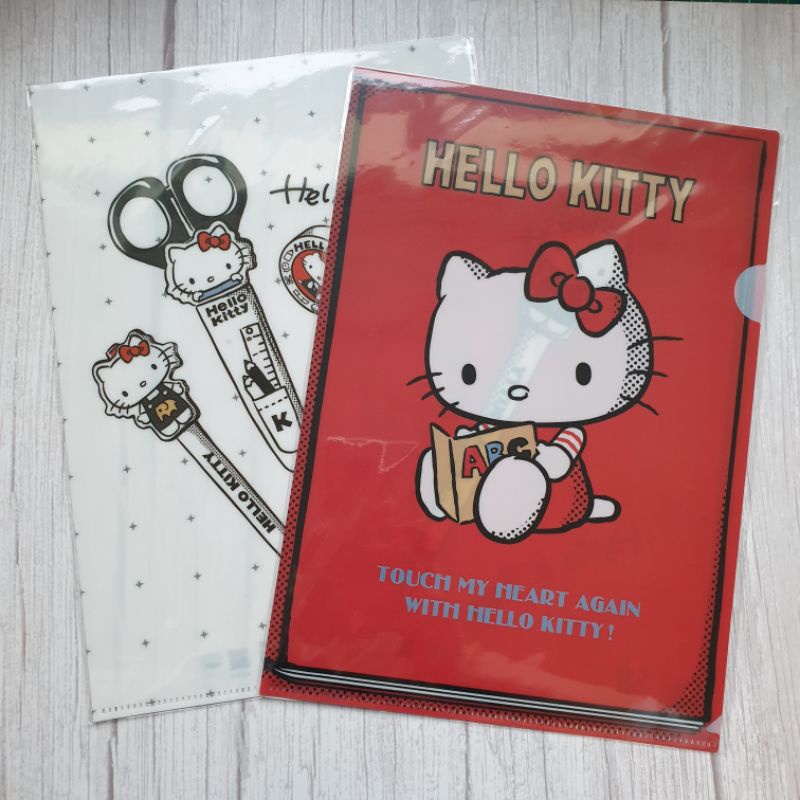 F0 L夾 三麗鷗 正版授權 HELLO KITTY L型書夾 文件夾 資料夾 【福德生活百貨】 | 蝦皮購物