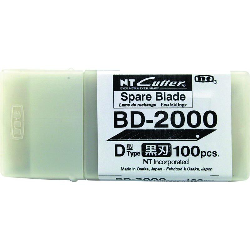 日本 NT Cutter BD-2000 Spare Blade 30°度黑刃刀片 筆型替換刀片 100片裝 | 蝦皮購物