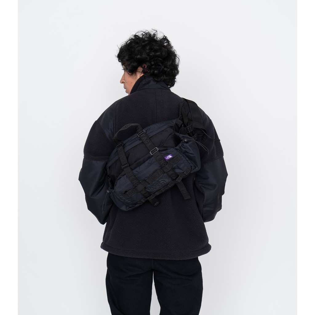 Via } 台北信義代購日限The North Face Purple Label 北臉紫標肩背包側