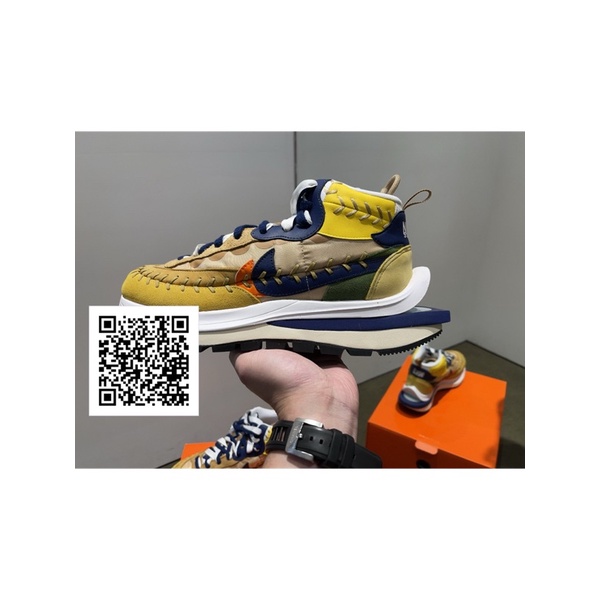 Sacai x JPG Jean Paul Gautier Nike vaporwaffle 卡其EU44 28cm