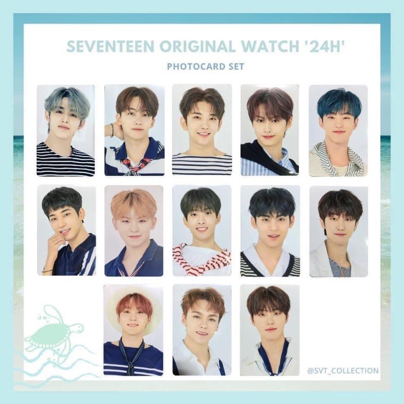 Seventeen 24H手錶小卡| 蝦皮購物