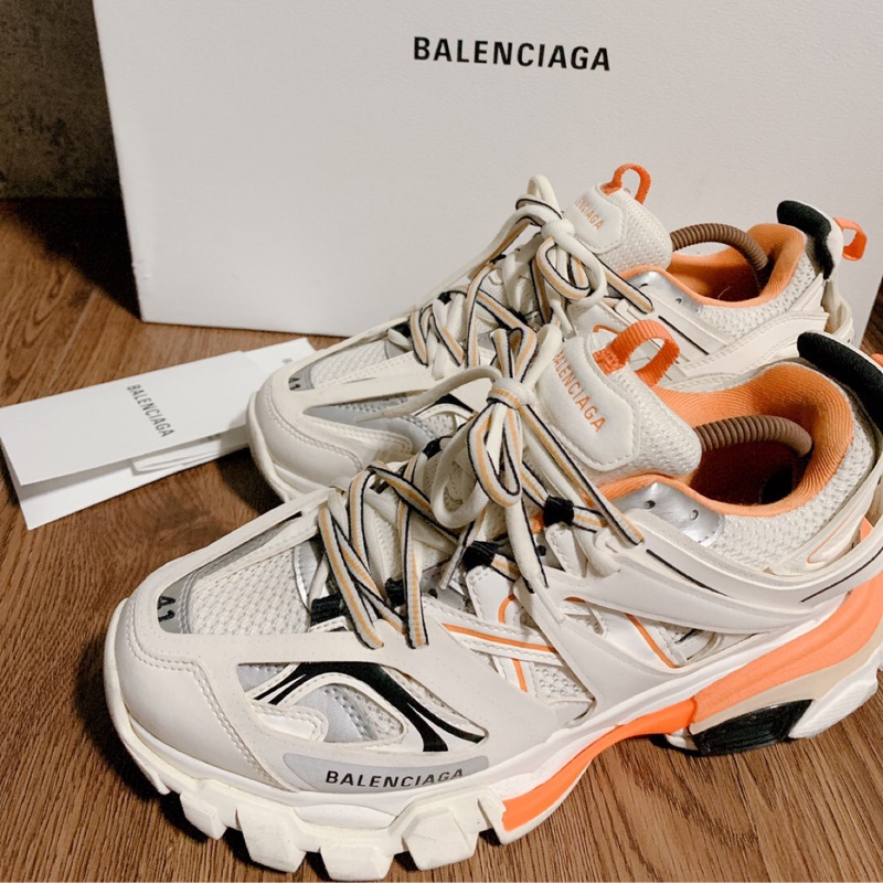 balenciaga track 白橘41號| 蝦皮購物