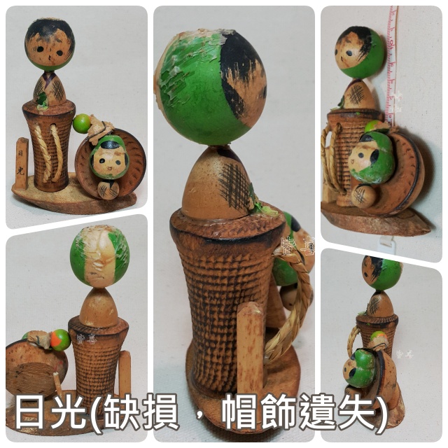 日本收藏品｜小芥子｜木牌子｜木形子｜こけし｜dentō-kokeshi｜木製