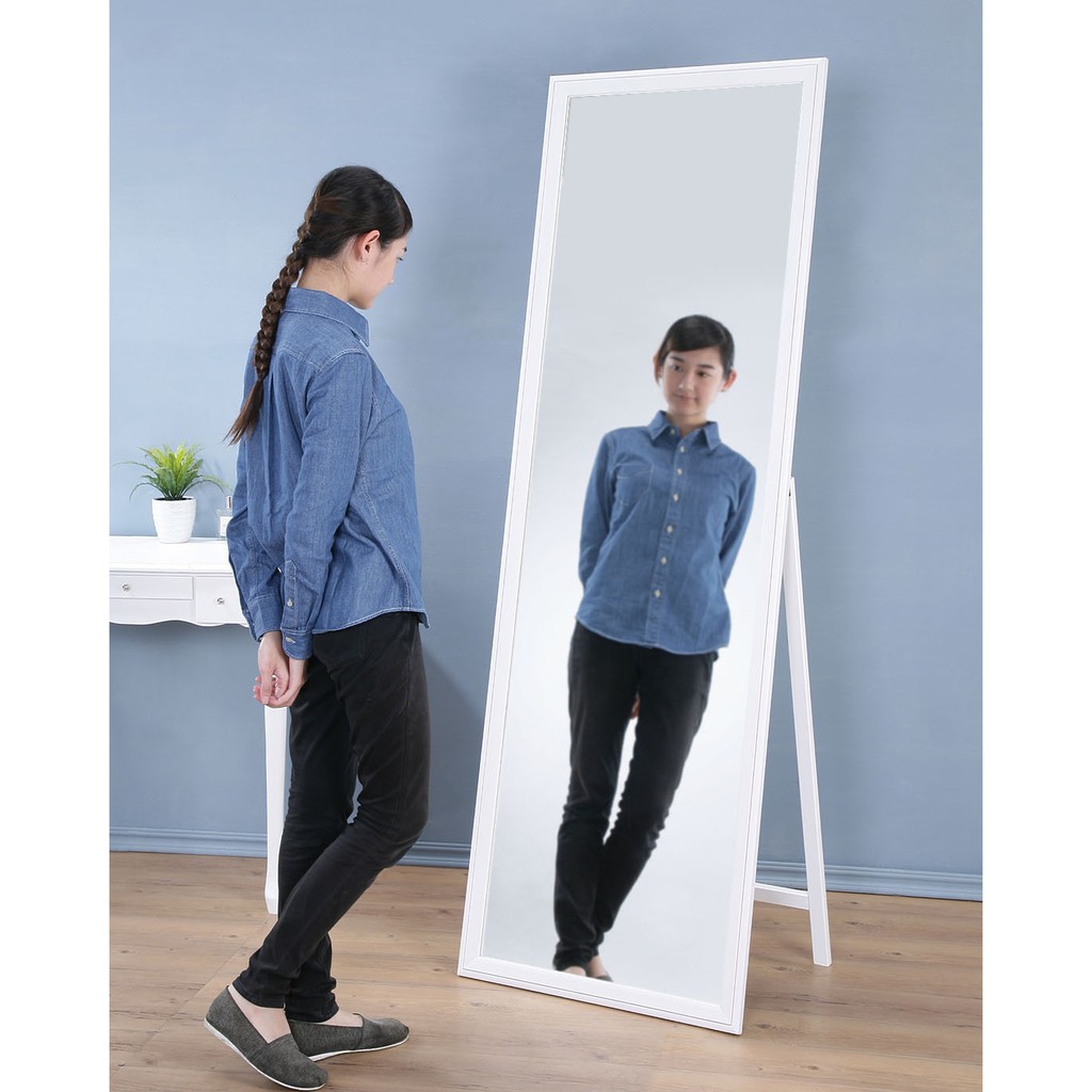 180實木全身鏡(立掛兩用) 立鏡穿衣鏡壁鏡掛鏡化妝鏡(防爆鏡片)型號