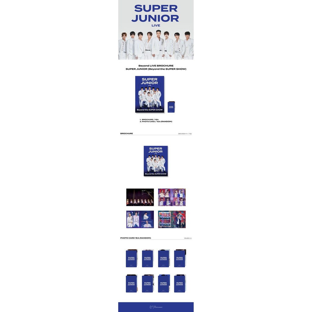 BEYOND THE SUPER SHOW SUPER JUNIOR BEYOND LIVE BROCHURE寫真冊