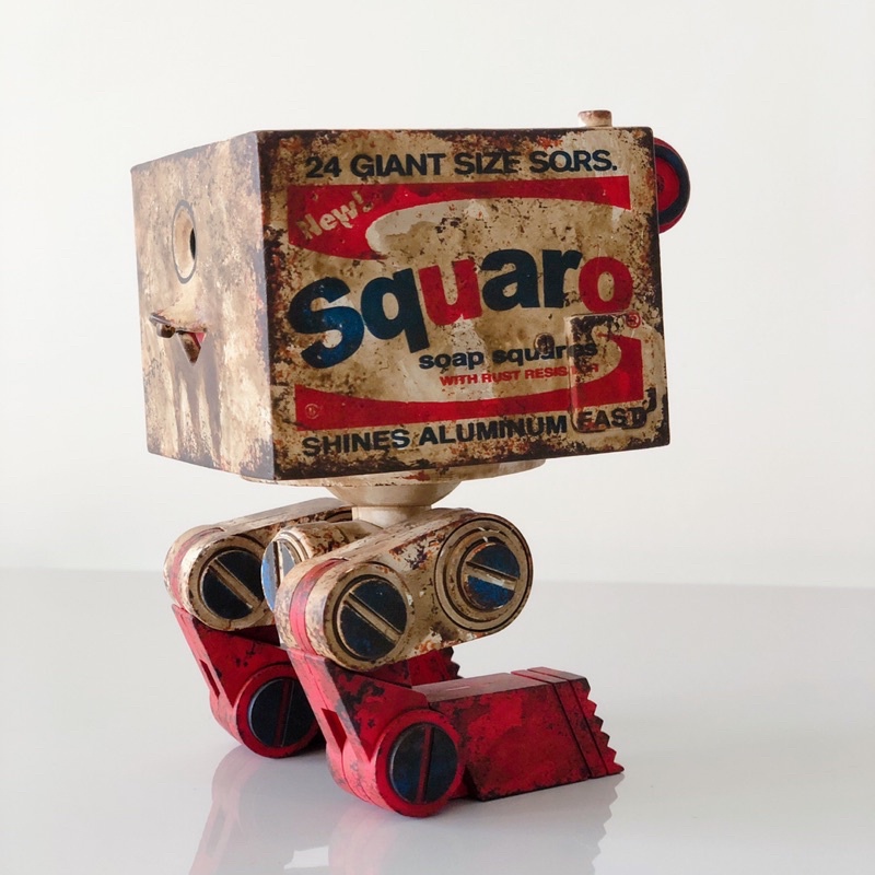 經典收藏THREEA Ashley Wood WWR Andy The MK2 Square Squaro