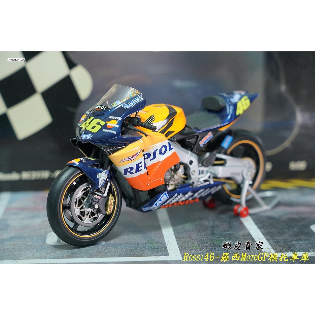 2002羅西冠軍車Minichamps 1/12 1:12 Honda RC211V Rossi MotoGP 模型 