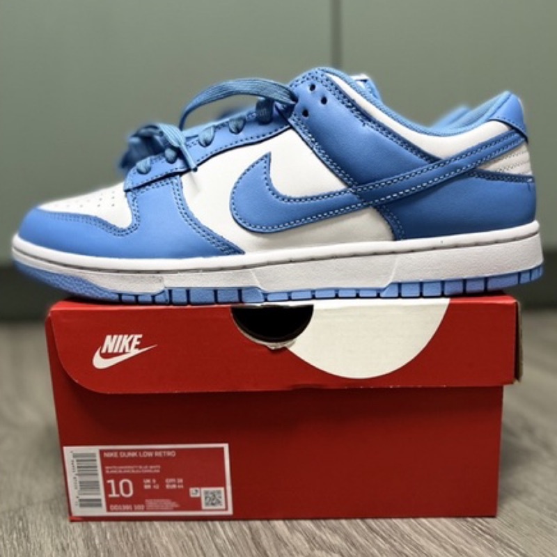 Nike Dunk Low UNC 全新US10 28cm | 蝦皮購物