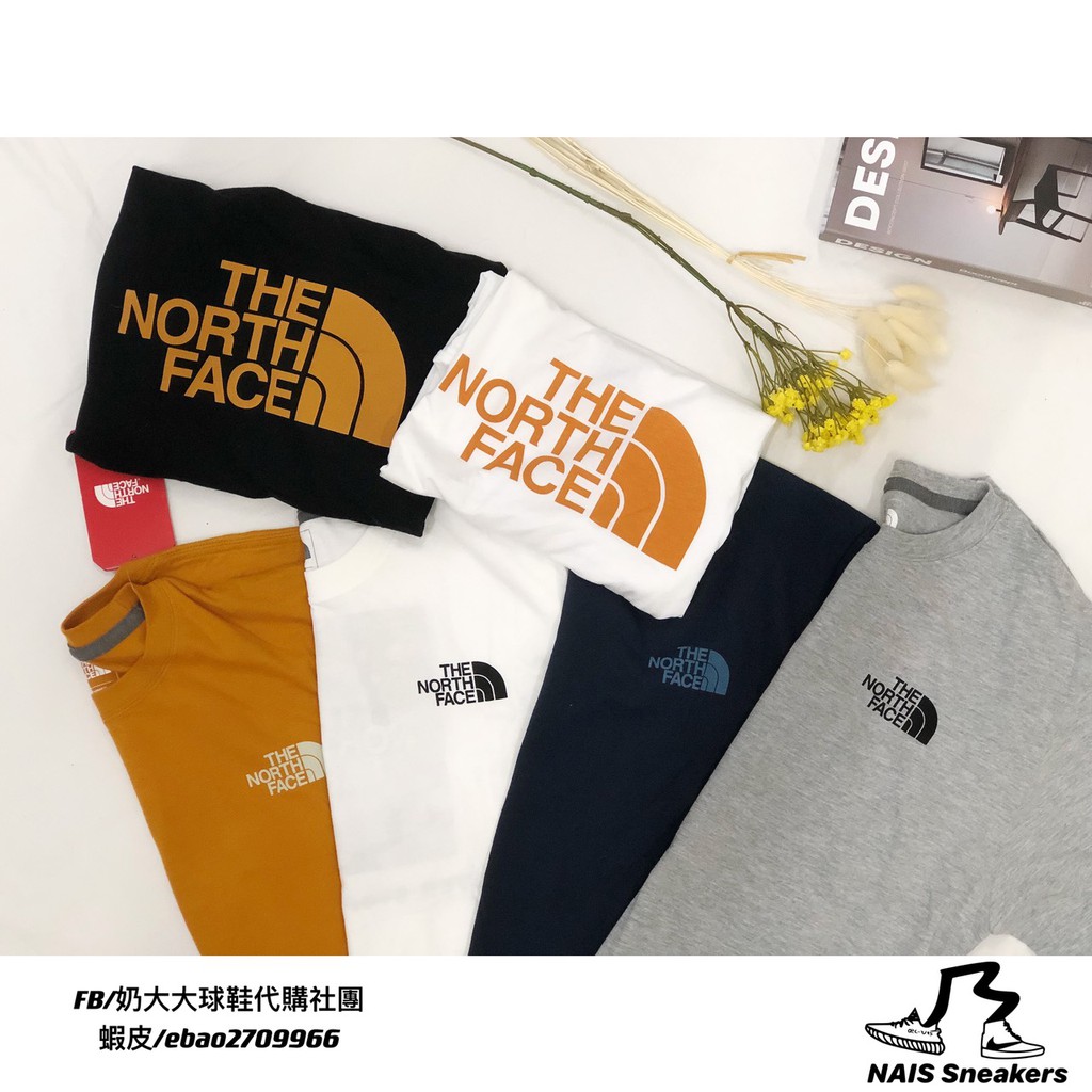 The north face deals box logo tee