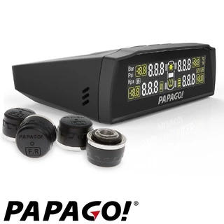 PAPAGO TireSafe S72E無線太陽能胎外式輕巧胎壓偵測器  兩年保固