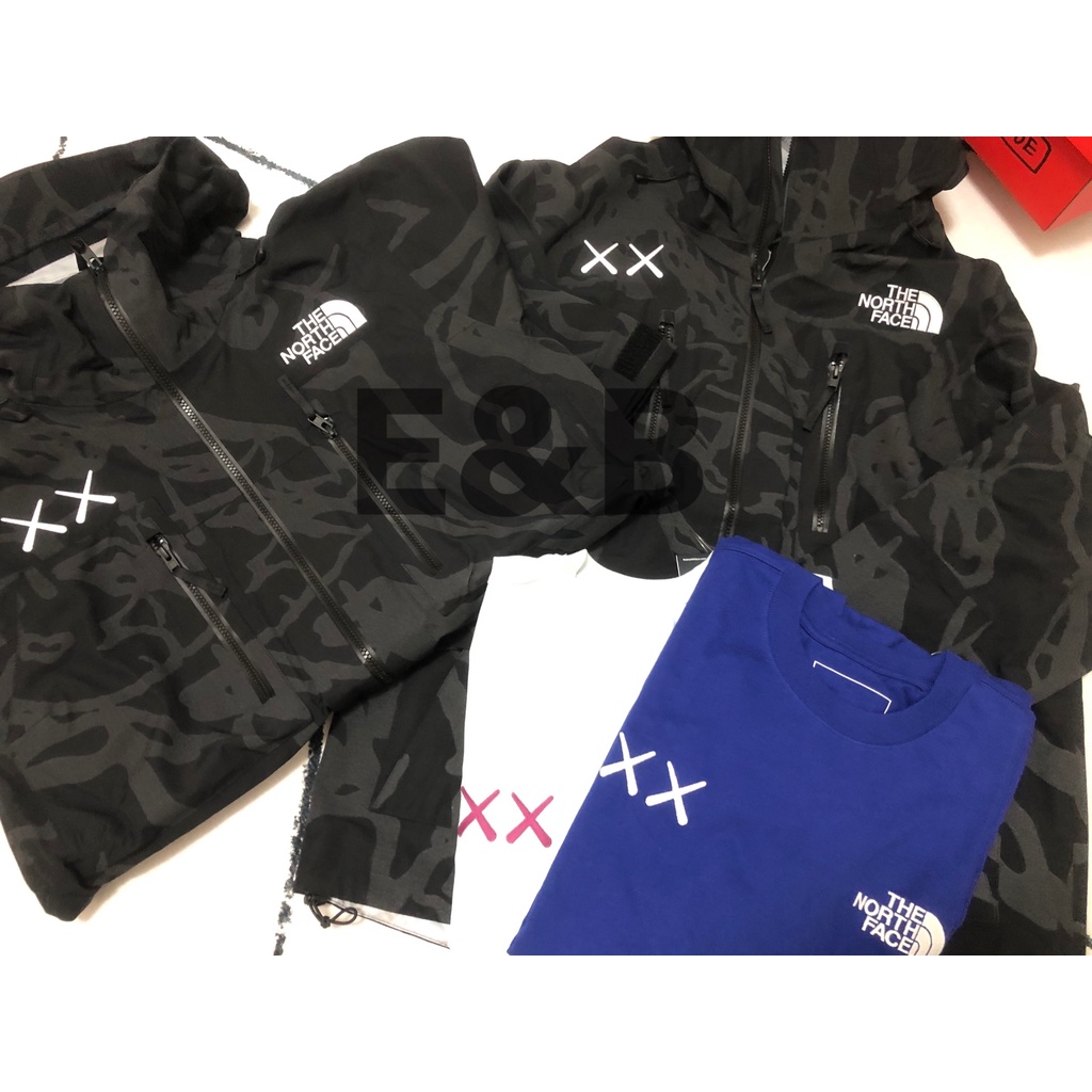 【E&B】Kaws x The North Face Freeride Jacket 黑 聯名 反光