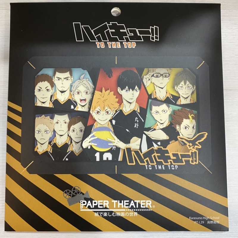 Haikyuu! ! PT-L29 Karasuno High School paper craft kit From Japan F/S