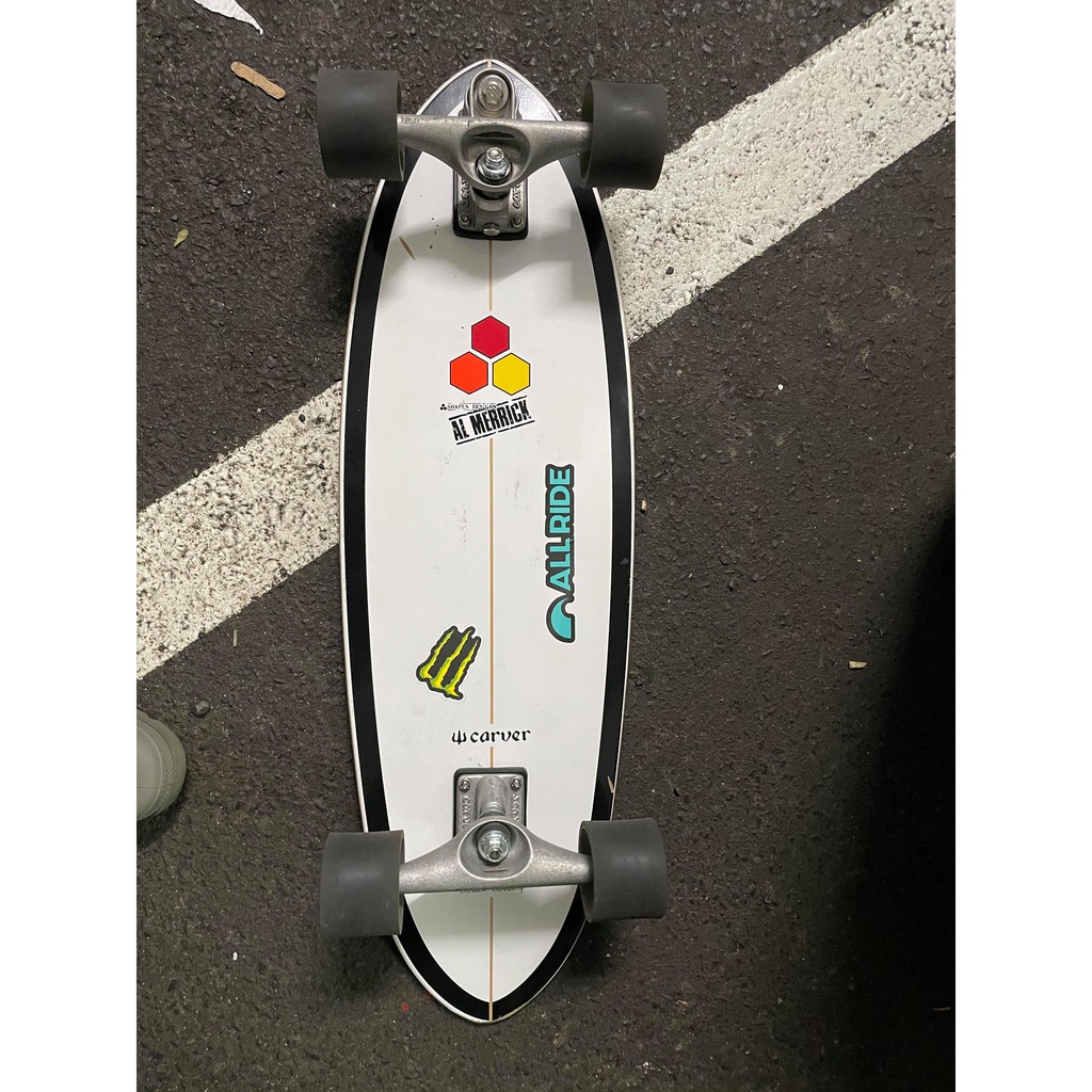 二手 Carver CI Black Beauty 31.75″ 衝浪滑板 C7 輪架 Surf Skateboard