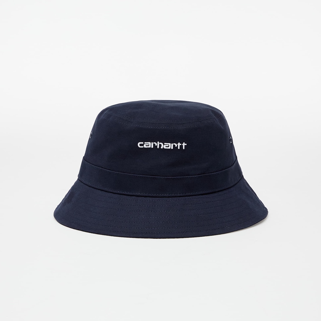 Carhartt WIP Script Bucket Hat 漁夫帽卡哈歐線Logo 刺繡Navy 深藍