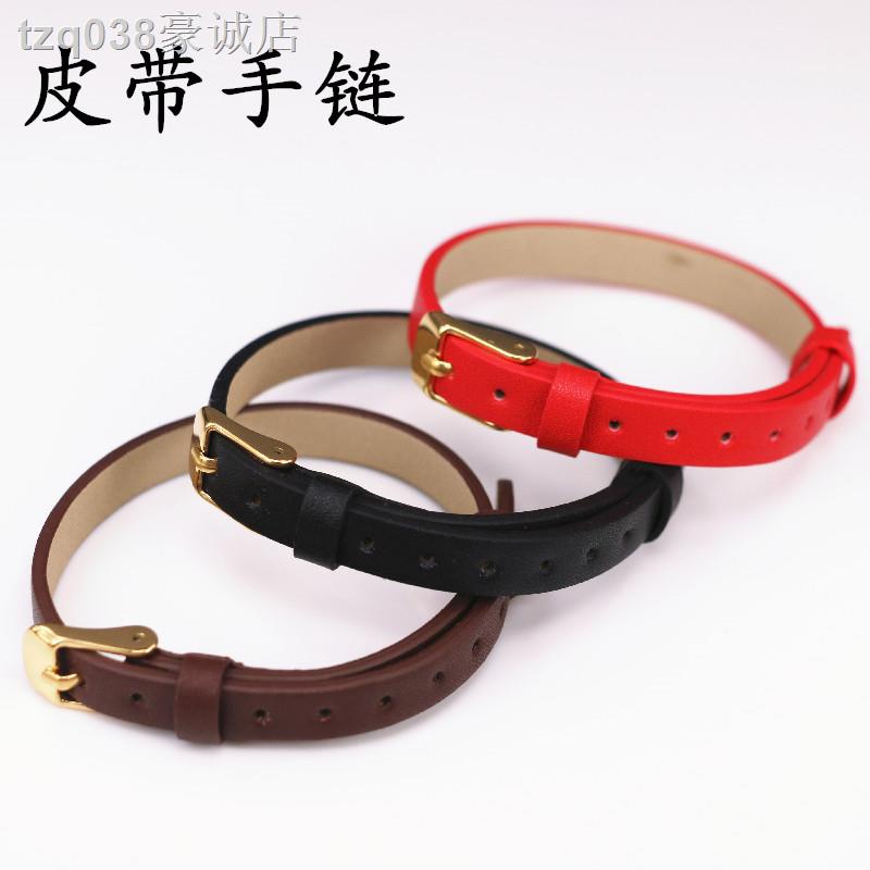 現貨皮帶手鏈 手環3D硬金黃金飾品配帶 時尚男女手腕帶本命年紅手表帶 | 蝦皮購物