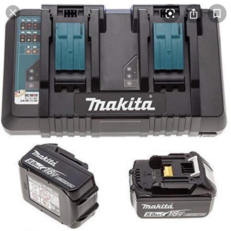Makita牧田DC18RD 雙充充電器快速充電器公司貨有新品保固| 蝦皮購物
