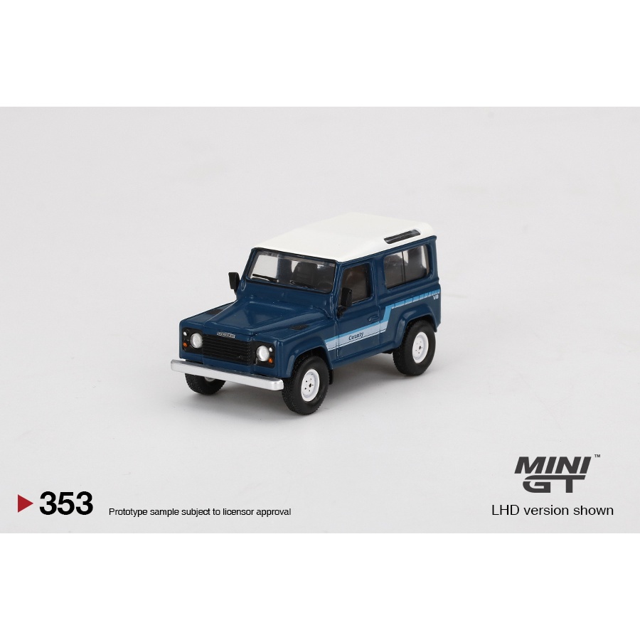 【模例】Mini GT 1/64 Land Rover Defender 90 County Wagon 藍色