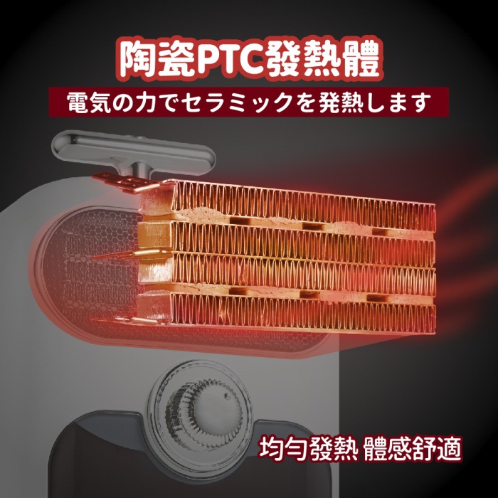 Product image 【伊崎 Ikiiki】仿真爐火陶瓷電暖器 暖氣 寒流 IK-HT5202 免運費 5