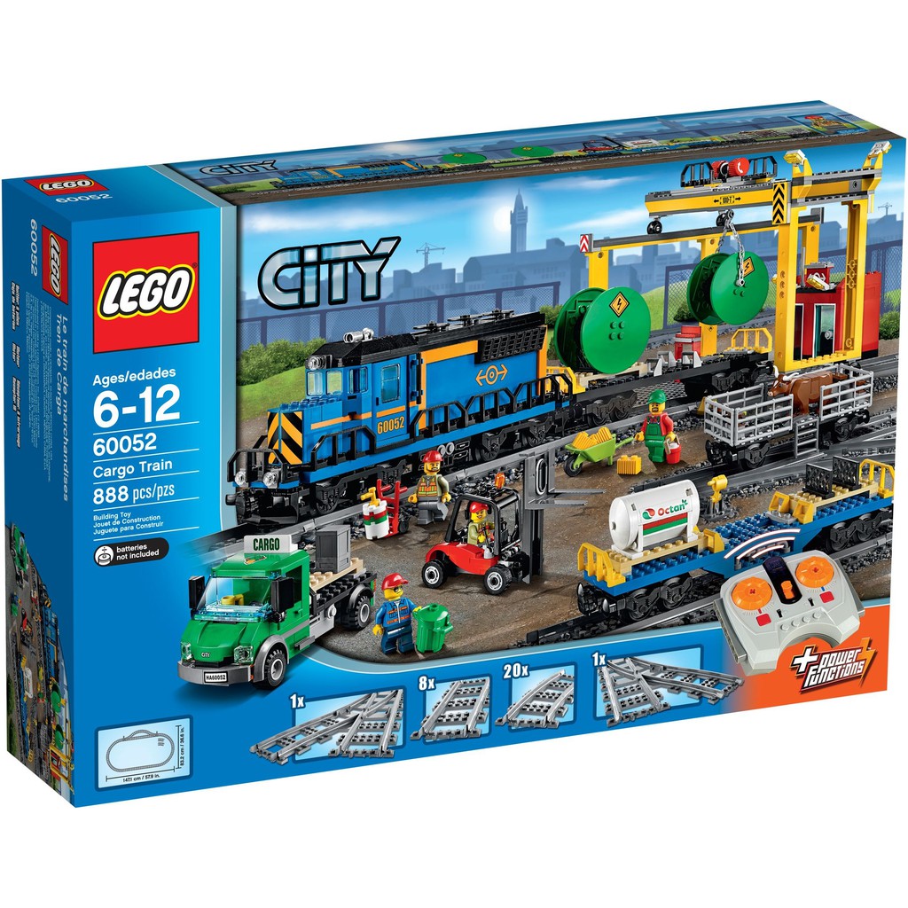 正版] 樂高LEGO 60052 城市貨運火車貨運列車(全新未拆品) Cargo Train