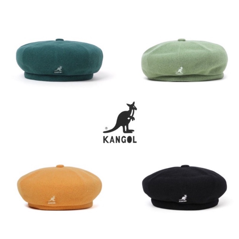 KANGOL Wool jax beret 22新品新色袋鼠帽潮流毛呢正品復古報童帽| 蝦皮購物