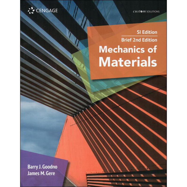 胖橘子】MECHANICS OF MATERIALS SI BRIEF 第2版GERE 9789579282475