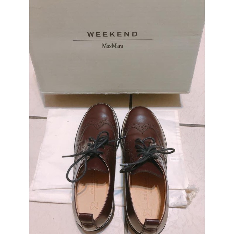 全新 Max Mara weekend 低筒 馬丁靴 馬丁鞋36號